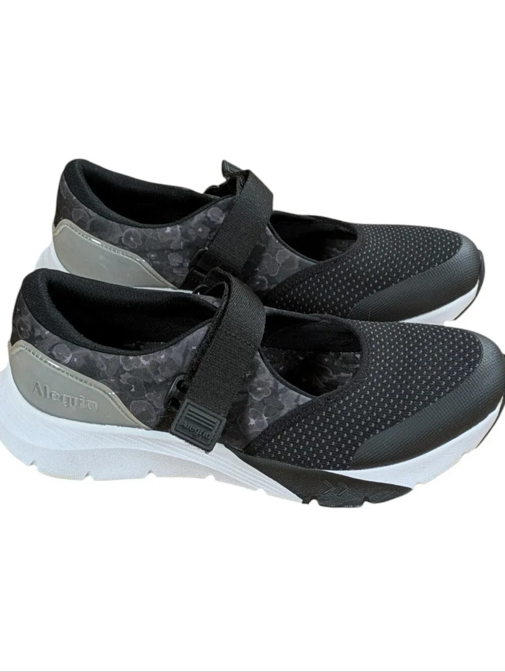 Alegria Poppy Pop Black Mary Jane Sneaker Size 40